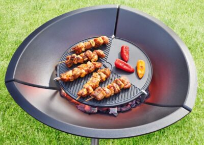 Foto: Grillplatte für Feuerschale aus Guss
