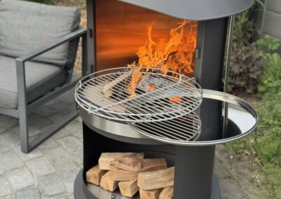 Foto: Gartenkamin 3. Gen DN 800 Grillrost